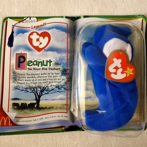ty Legends Peanut McDonald's Beanie Baby 2000